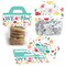 Big Dot of Happiness Colorful Floral Happy Mother's Day - DIY We Love Mom Party Clear Goodie Favor Bag Labels - Candy Bags with Toppers - Set of 24